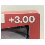 Design Optics Foster Grant Cole Full Rim Classic Reading Glasses +3.00 - 2 Pack