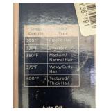 Conair Double Ceramic Straightening Brush, Heated Straightening Brush for Smooth Shiny Hair, V-Shaped Heat Bristles