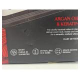Remington Shine Therapy Argan Oil & Keratin Treated Hot Rollers Set, Professional Hair Curlers for Setting All Hair Lengths