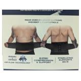 Copper Fit Elite Air Back Support Brace with Airflow Technology, Adjustable Compression Straps, Double Band, One Size Fits Most