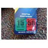 Camco Power Grip RV Adapter 15A Male to 50A Female