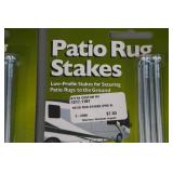 *3* Packs of Patio Rug Stakes