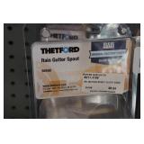 Rain Gutter Spouts with Gutter Slips