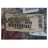 *5* Packs Dometic RV Diecast Foot Kits - Polar White