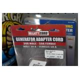 Generator Adapter Cord & 30-30 AMP Locking Adapter