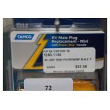 RV Male Plug Replacement Mini & RV Locking Molding Adapters