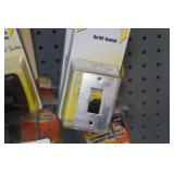 Assorted RV Electrical Products -Base & Face Plates, On/Off Switches, Circuit Breakers