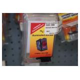 Assorted RV Electrical Products -Base & Face Plates, On/Off Switches, Circuit Breakers