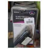 *6* 12 Volt Receptacle with Dual USB Ports