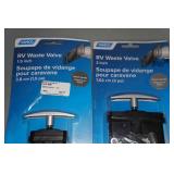 *2* RV Waste Valves 1.5" & 3"