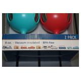 Set of 2 Stainless Steel Wine Tumbler with Removable Stem