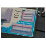 Mounted Plastic Wrap Dispenser with 2 Can Dispensers