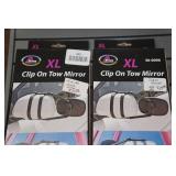 *2* XL Clip On Tow Mirrors