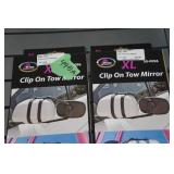 *2* XL Clip On Tow Mirrors