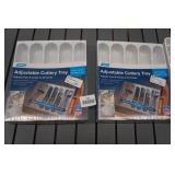 *2* Camco Adjustable Cutlery Trays and Cutlery Tray