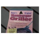 *2* Rome Cast Iron Hamburger Grillers
