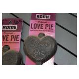 *3* Rome Cast Iron Love Pie Makers