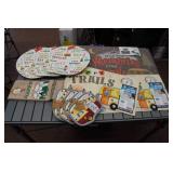 Assorted Camping Themed Textiles -Rug, Placemats, Hot Pad, Dish Towel