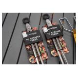 *3* Rome Supertong Combos and 2 Blackstone 14" Scraper Tongs