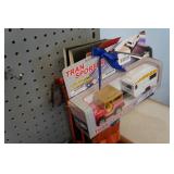 *2* Magnetic Chess/Checker Boards, Magnetic Chinese Checkers, and Tran Sporter Die Cast Set