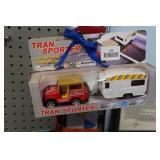 *2* Magnetic Chess/Checker Boards, Magnetic Chinese Checkers, and Tran Sporter Die Cast Set