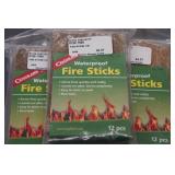 Rome Pie Iron Grilling Stand with 9 Packs of Waterproof Fire Sticks