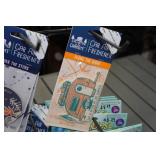 Camping Themed Car Air Freshners and Citronella Wristbands