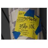 Coleman Lantern Edition Side/Rear Decal with Red Backround White Lettering and Lantern 35-1/8x11.5"