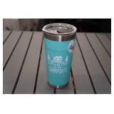 Camco Stainless Steel 20oz Tumbler -Blue