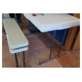 Faulkner Folding Picnic Table and 2 Benches