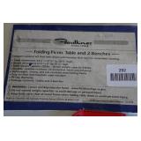 Faulkner Folding Picnic Table and 2 Benches