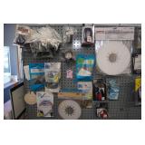 Assorted RV/Trailer Accessories -Plug Guards, Mirror Straps, Wheel Lubricator Discs