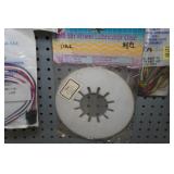 Assorted RV/Trailer Accessories -Plug Guards, Mirror Straps, Wheel Lubricator Discs