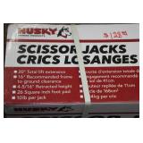 Husky Set of 2 Scissor Jacks 20"