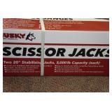 Husky Set of 2 Scissor Jacks 20"