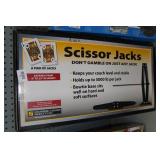 Set of 2 Expandable 4-24"H Scissor Jacks