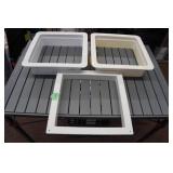 *3* Garnish Rings - 2", 4.25", 4.5"