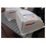 *2* MaxXAir Vent Covers -Translucent White