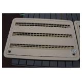 *2* Refrigerator Vent Assembly Side -Ivory