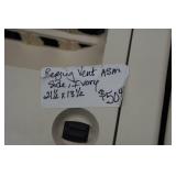 *2* Refrigerator Vent Assembly Side -Ivory