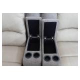 Modular Seating with Storage and Cup Holders