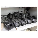 Assorted Hitachi Cordless Tools with Multiple Batteries and Chargers