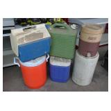 Assorted Coolers and Water Jugs