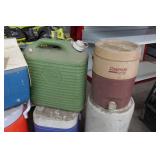 Assorted Coolers and Water Jugs