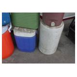 Assorted Coolers and Water Jugs