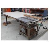 Vintage Craftsman Table Saw with 76" x 57" Extended Work Surface