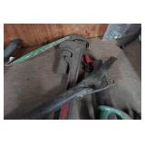 Work Bench with Contents - Files, Power Tools, Ridgid Wrenches