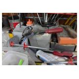 Work Bench with Contents - Files, Power Tools, Ridgid Wrenches