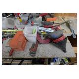 Work Bench with Contents - Files, Power Tools, Ridgid Wrenches