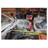 Work Bench with Contents - Files, Power Tools, Ridgid Wrenches